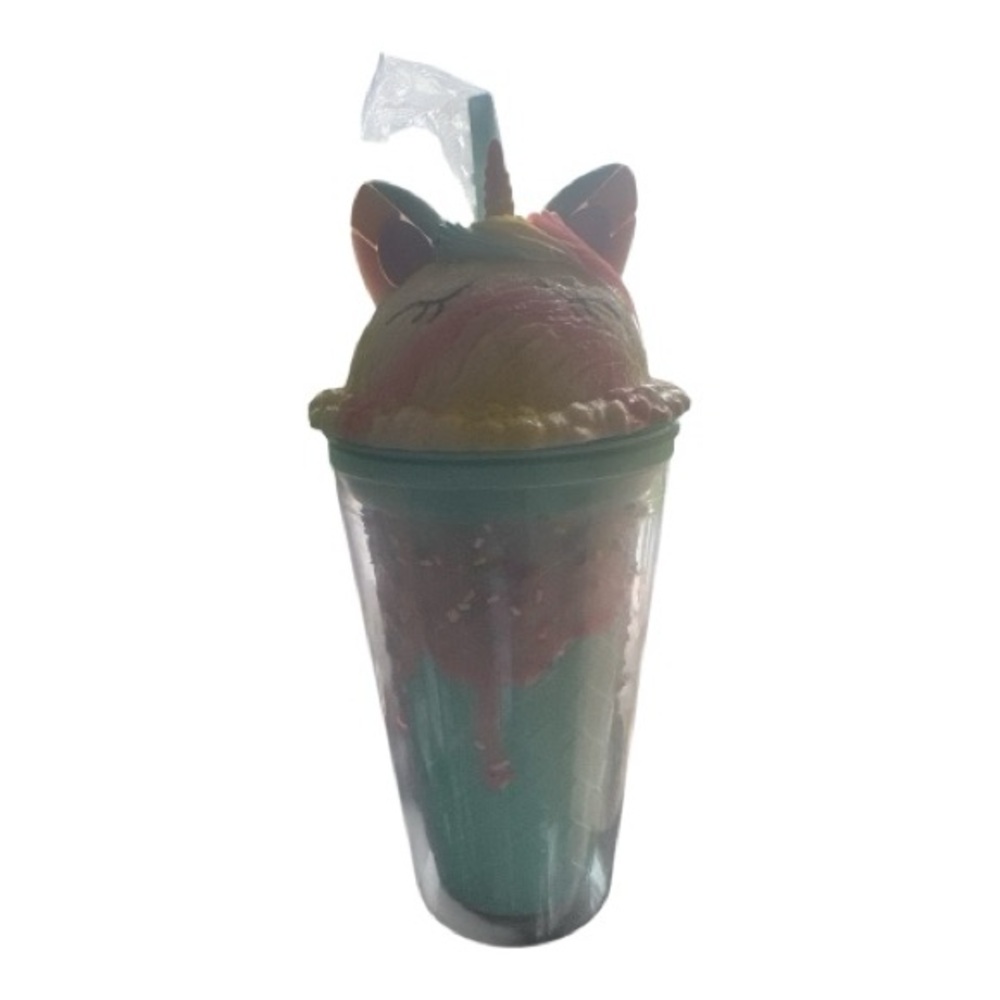 Unicorn Cup with Straw
